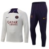 Paris Saint Germain Quarter Zip Tute Felpe da Allenamento 2023-24 Bianca per Uomo